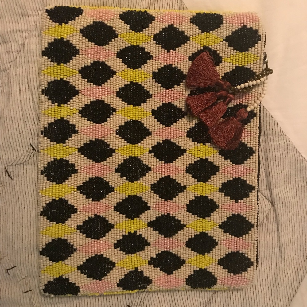 Beaded clutch from Anthropologie